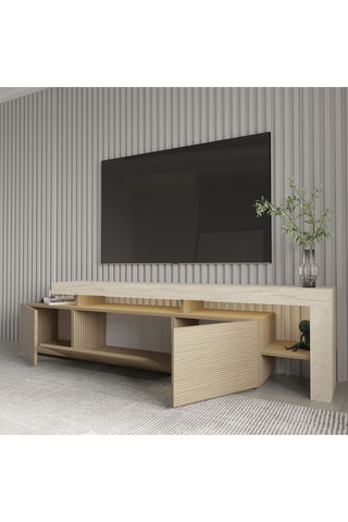 Meuble TV 3 portes - 192 x 53 x 37 cm
