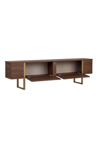 Meuble TV 2 portes - 180 x 30 x 50,5 cm