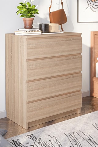 Commode 4 tiroirs - 80 x 100 x 48 cm
