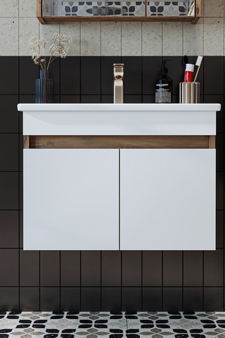 Meuble de salle de bain 2 portes - 48 x 65 x 44 cm