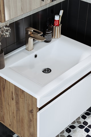 Meuble de salle de bain 2 portes - 48 x 65 x 44 cm