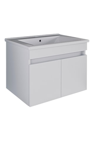 Meuble de salle de bain 2 portes - 65 x 45,5 x 45 cm