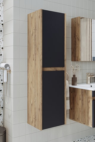 Meuble de salle de bain 2 portes - 130 x 35 x 30 cm