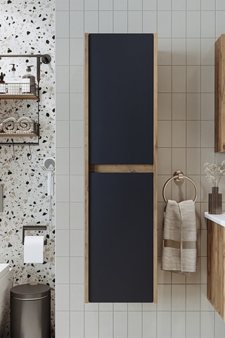 Meuble de salle de bain 2 portes - 130 x 35 x 30 cm