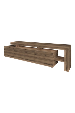 Meuble TV 2 portes 1 abattant - 192 x 53 x 37 cm
