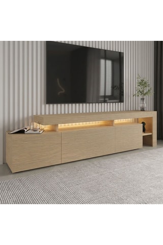 Meuble TV 2 portes - 192 x 53 x 37 cm