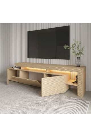 Meuble TV 2 portes - 192 x 53 x 37 cm