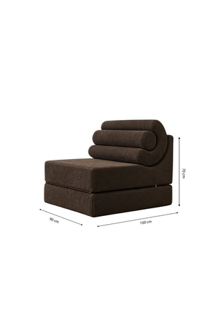 Chauffeuse convertible - Marron