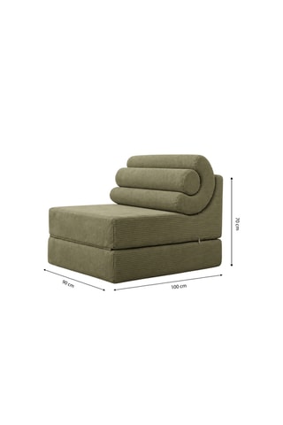 Chauffeuse convertible - Vert