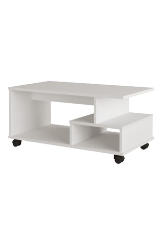 Table basse à roulettes - 90 x 42,5 x 51 cm