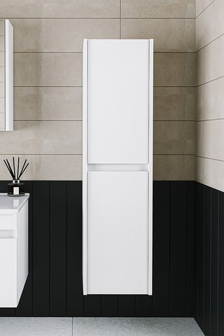 Meuble de salle de bain 2 portes - 35 x 130 x 30 cm