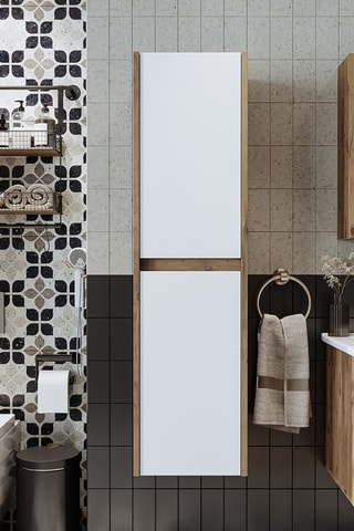 Meuble de salle de bain  2 portes - 35 x 130 x 30 cm