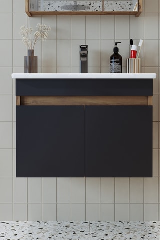 Meuble de salle de bain 2 portes - 65 x 48 x 44 cm