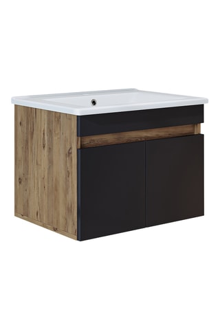 Meuble de salle de bain 2 portes - 65 x 48 x 44 cm