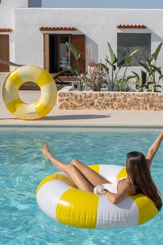 Bóia insuflável para piscina - 120 x 120 x 35 cm