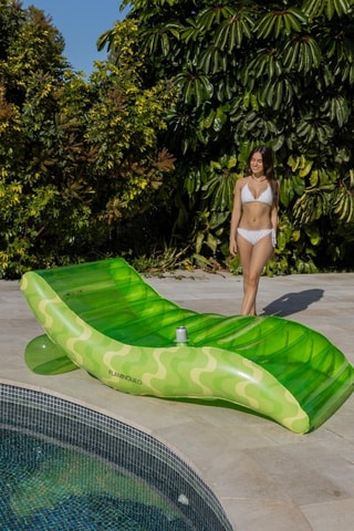 Flutuador de piscina 2 lugares - 180 x 114 x 70 cm - Até 125 kg