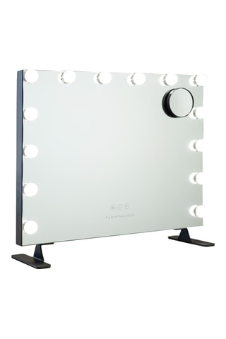 Espelho LED - 62 x 52 x 12 cm - Prateado