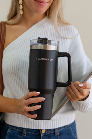 Copo térmico em aço inoxidável - 1,18 l