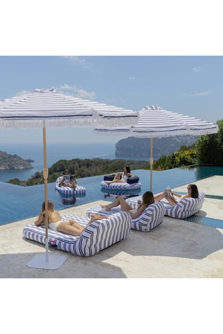 Bóia para piscina insuflável - 135 x 175 x 55 cm - 180 kg