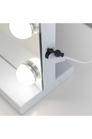Espelho LED - 63 x 14 x 47 cm - Branco