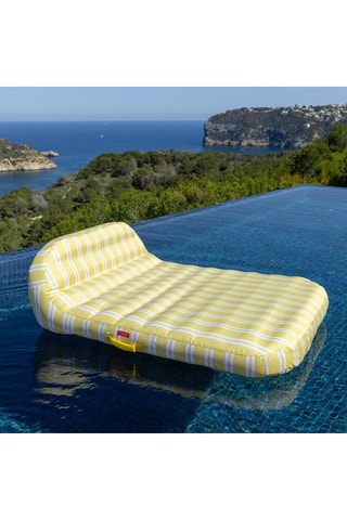 Bóia para piscina insuflável - 135 x 175 x 55 cm - 180 kg