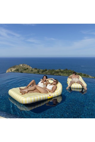 Bóia para piscina insuflável - 135 x 175 x 55 cm - 180 kg
