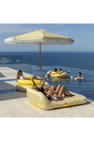 Bóia para piscina insuflável - 135 x 175 x 55 cm - 180 kg