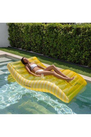 Colchão de piscina insuflável - 114 x 180 x 70 cm