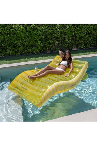 Colchão de piscina insuflável - 114 x 180 x 70 cm