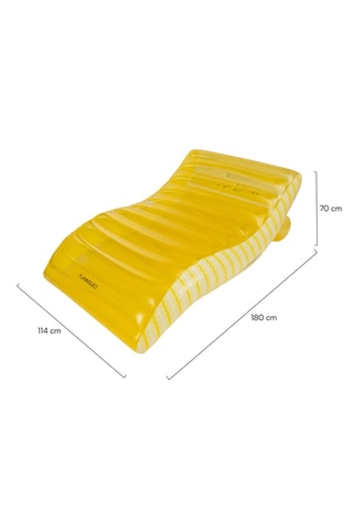 Colchão de piscina insuflável - 114 x 180 x 70 cm