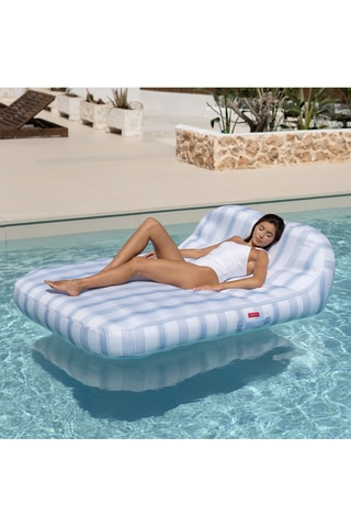 Colchão de piscina insuflável 2 lugares - 135 x 175 x 55 cm