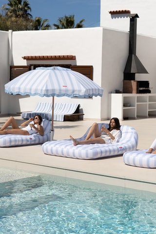 Colchão de piscina insuflável 2 lugares - 135 x 175 x 55 cm
