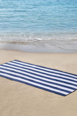 Toalha de praia - 90 x 1 x 180 cm - Azul