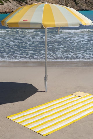 Toalha de praia - 90 x 1 x 180 cm - Amarelo