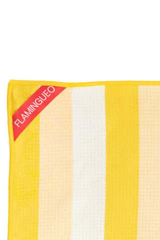 Toalha de praia - 90 x 1 x 180 cm - Amarelo