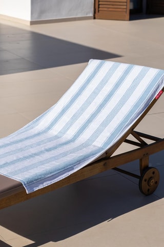 Toalha de praia azul - 90 x 1 x 180 cm - Azul