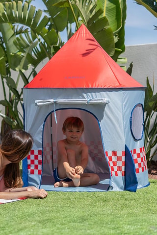 Tenda para criança - Azul e vermelho