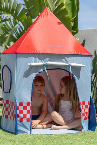 Tenda para criança - Azul e vermelho