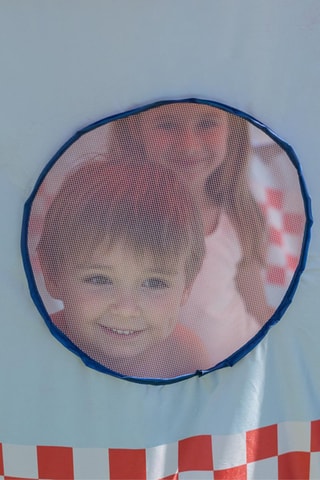 Tenda para criança - Azul e vermelho