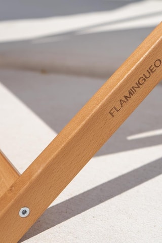 Espreguiçadeira em faia - 59 x 86,5 x 71-83 cm