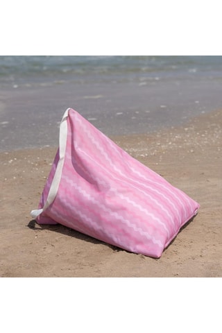 Pufe de praia - Rosa - Em tecido poliéster