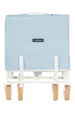 Carrinho dobrável - 82,5 x 50 x 67 cm - Azul-celeste