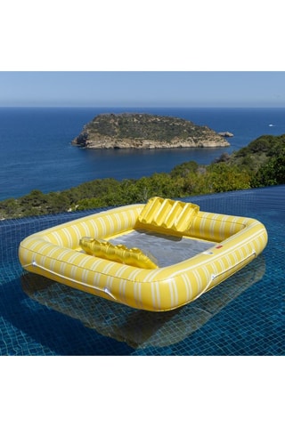 Bóia para piscina insuflável - 185 x 152 x 49 cm - 180 kg
