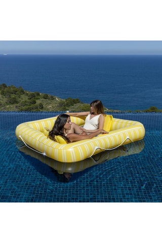Bóia para piscina insuflável - 185 x 152 x 49 cm - 180 kg