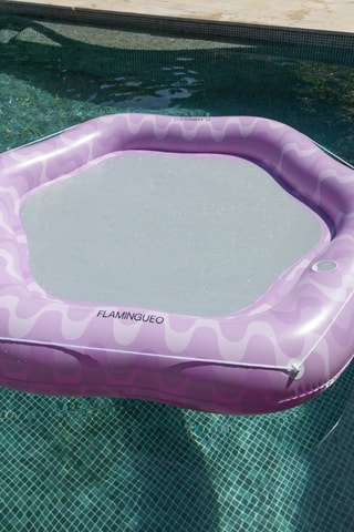 Flutuador de piscina 2 lugares - 200 x 195 x 25,5 cm - Até 180 kg