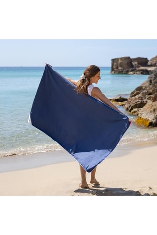 Toalha de banho - Azul - 90 x 160 cm - Azul