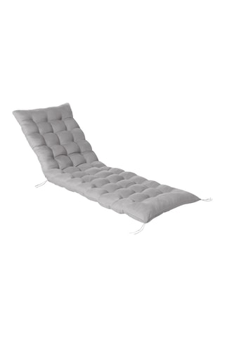 2 coussins pour chaise longue - 180 x 52 x 8 cm - Gris