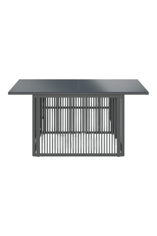 Table basse en verre Ozéa - 100 x 50 x 73 cm