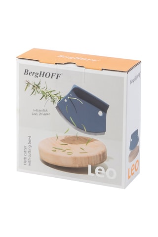 Coupe herbes - Acier inoxydable et bambou