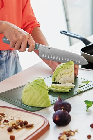 Couteau Santoku en acier inoxydable -  17,5 cm